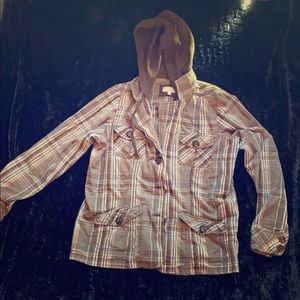 Woman’s large hooded jacket